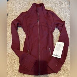 Brand New Lululemon Define Jacket Luon - Maroon